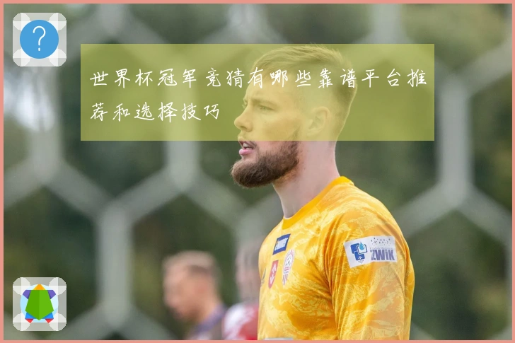 世界杯冠军竞猜有哪些靠谱平台推荐和选择技巧